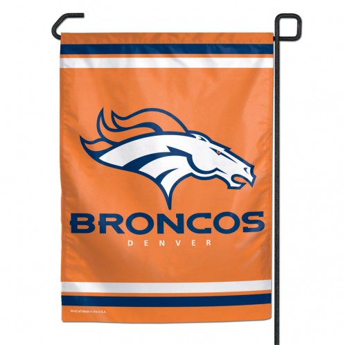 Denver Broncos Garden Flag Logo