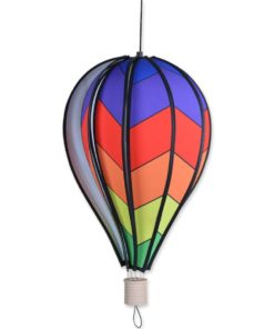 18 in. hot air balloon - double chevron rainbow