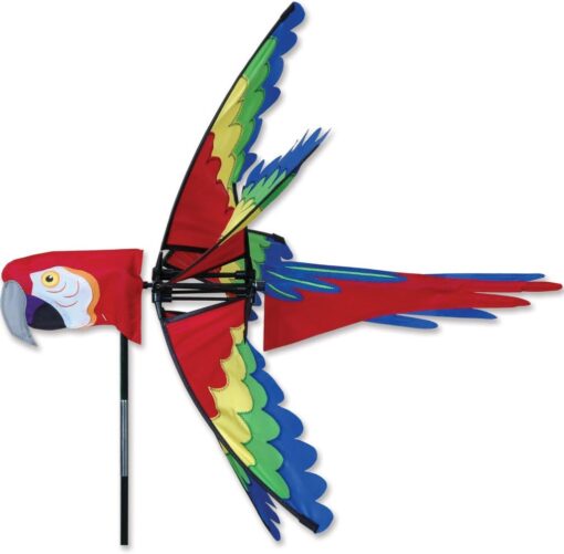 Scarlet Macaw Spinner 27"