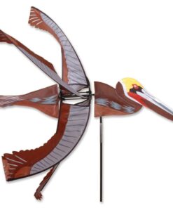 Brown Pelican 35" Spinner, Brown Pelican Spinner, Brown Pelican Garden Spinner, 35 in. Brown Pelican Spinner