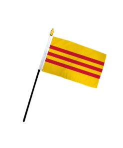 South Vietnam 4"x6" Stick Flags