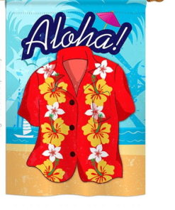 Aloha Shirt House Banner, Aloha Paradise Shirt Banner, Paradise Shirt Banner