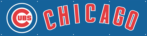 Chicago Cubs 8'' x 32'' Affiliate Heritage Banner