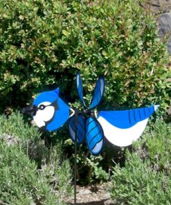 Baby Blue Jay Wind Spinner