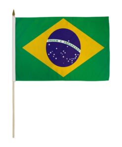 Brazil 12"X18" Poly Flag