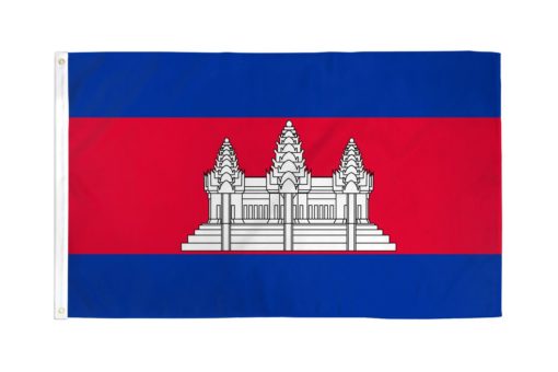 Cambodia Poly 2'x3' Flag