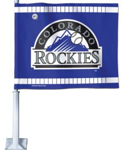 COLORADO ROCKIES CAR FLAG 11.75" X 14"