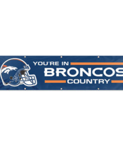 Denver Broncos Giant 8' x 2' Banner