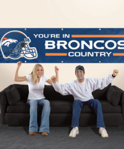 Denver Broncos Giant 8' x 2' Banner