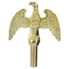 Brass Aluminum Plated Eagle 5" Flagpole Ornaments