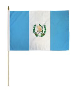 GUATEMALA 12X18 INCH HANDHELD STICK FLAG