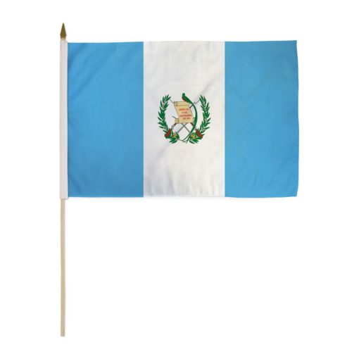 GUATEMALA 12X18 INCH HANDHELD STICK FLAG