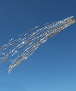 SILVER HOLOGRAPHIC WINDSOCK