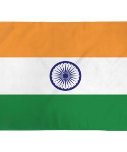 India 2'x3' Poly Flag