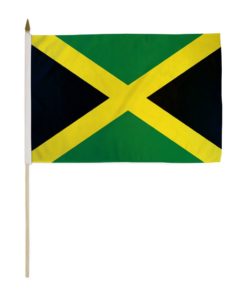 JAMAICA 12X18 INCH HANDHELD STICK FLAG