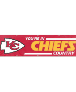 Kansas City Chiefs Giant 8' x 2' Banner