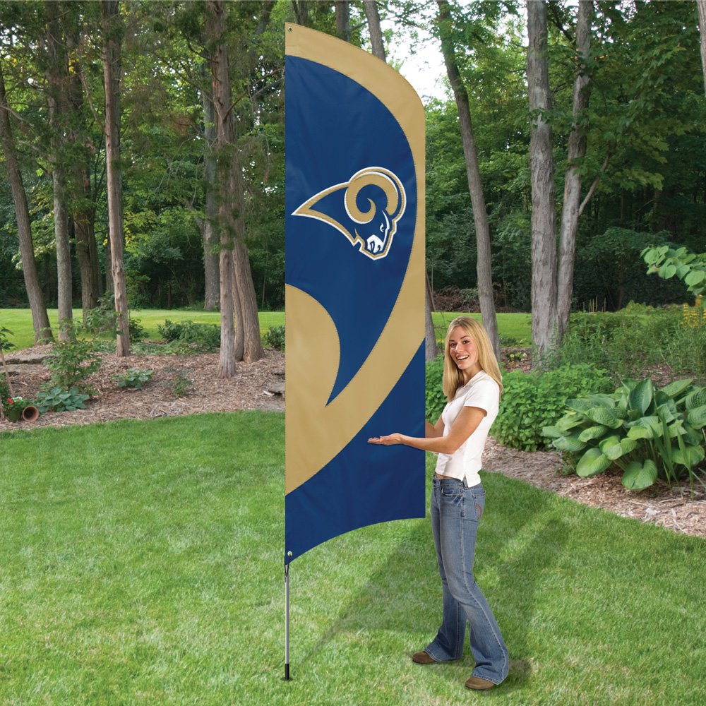 Rams Tall Team Flag Kit - Flag World, American Flags