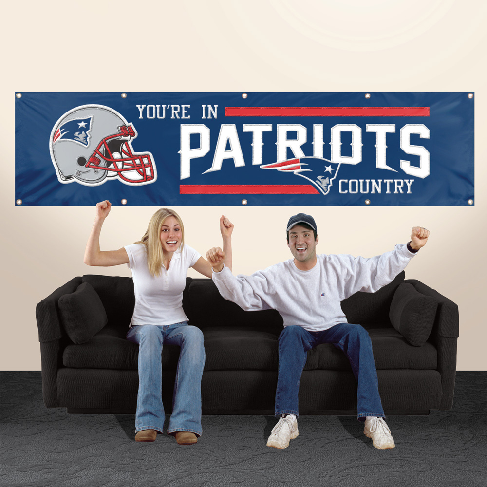 New England Patriots Super Bowl Champion DECAL Banners