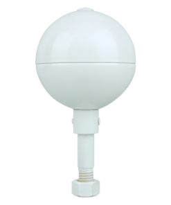 White Anodized Aluminum Ball