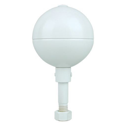 White Anodized Aluminum Ball