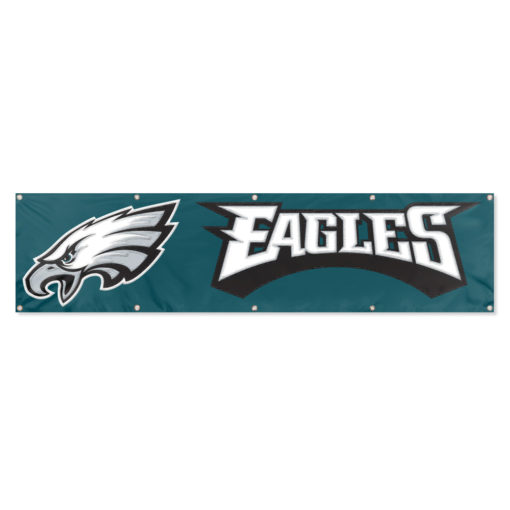 8'x2' Applique Eagles Banner