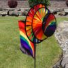 Rainbow Dual Wheel Spinner with Garden Flag