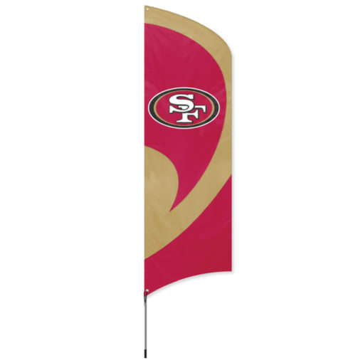 San Francisco 49ers Tall Team Flag Kit