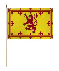 Scotland Lion 12x18in Stick Flag