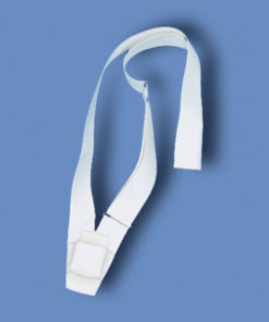 White Single Strap Webbing Belt