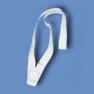 White Single Strap Webbing Belt