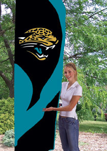 Jacksonville Jaguars Tall Team Flag Kit with Pole