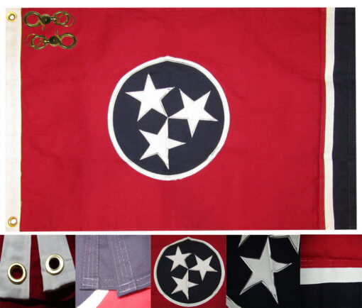 Cotton Tennessee 2x3 State Flag