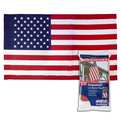 U.S Polycotton 2 1/2'x4' Flag