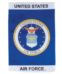 U.S. Air Force Emblem Lustre Garden Flag - Double Sided Flag