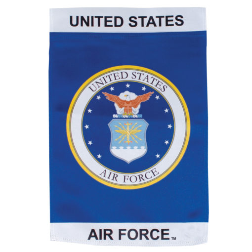 U.S. Air Force Emblem Lustre Garden Flag - Double Sided Flag