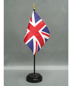 United Kingdom 4 in x 6 in World Stick Flag