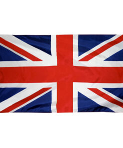 2 ft. X 3 ft. Nyl-Glo United Kingdom Flag, United Kingdom 2'x3' Nylon Flag, Perma-Nyl 2'x3' Nylon United Kingdom Flag