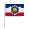 State of Utah 12"x18" Stick Flag was adopted on March 9, 2024