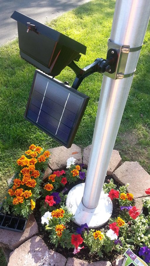 LED Solar Flagpole Light