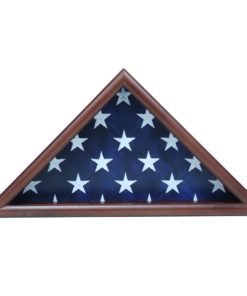 Walnut Triangle Flag Case