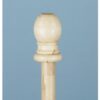 Wooden 10' x 1 3/8" 2-Piece Flagpole, Two-Piece Pole with Ball Ornament (10 ft. x 1-3/8 in.)