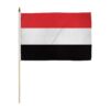 Yemen 12x18in Stick Flag, Yemen Stick Flag