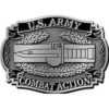 United States Army Combat Action Badge Cab Belt Buckle