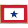 U.S. Family Member in Service Blue Star Belt Buckle