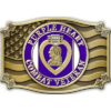 Veteran Purple Heart Belt Buckles