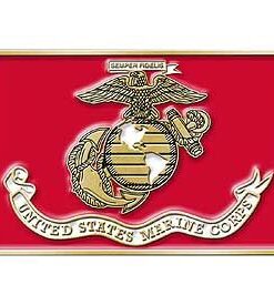 Red Flag US Marine Corps Belt Buckle