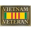 United States 1959-1975 Viet Vet Ribbon Enamel 3.2 INCHES on a Belt Buckle