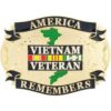 United States 1959-1975 Vietnam Veteran Remembers 3.2 INCHES Belt Buckle