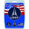 GIFT SET-USSF SPACE FORCE (3 Pins & 1 Patch) 