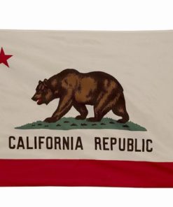 California 3'x5' Nylon State Flag